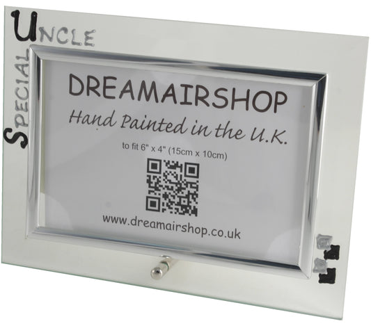 Special Uncle Photo Frame Land (Blk/Sil)