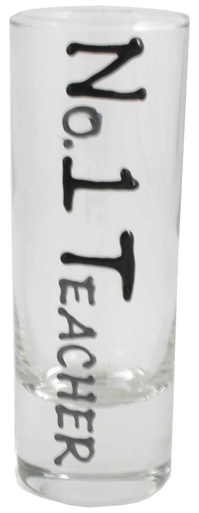Teacher Shot Glass (Blk/Sil)