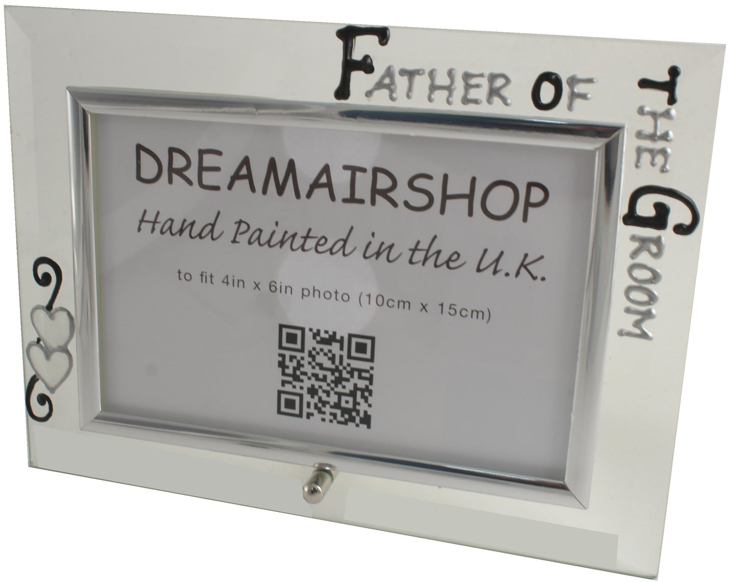 Father of the Groom Photo Frame (Blk/Sil)