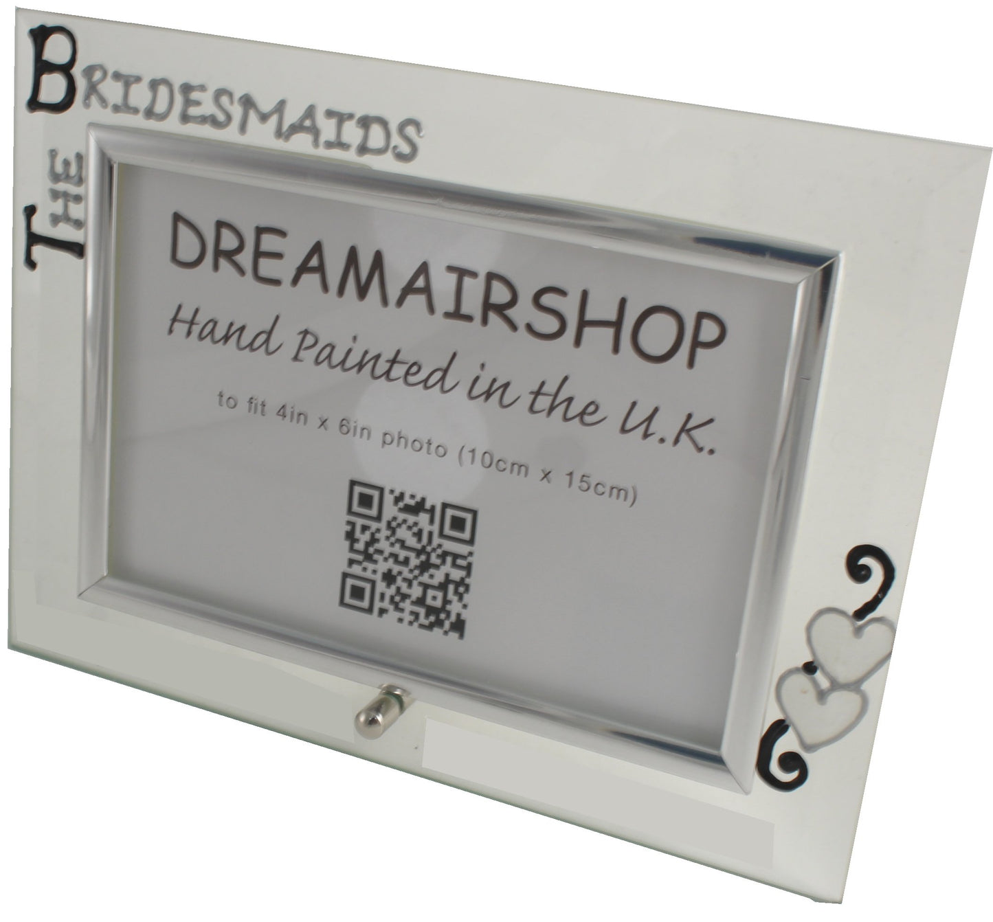 The Bridesmaid Photo Frame Land Blk/Sil