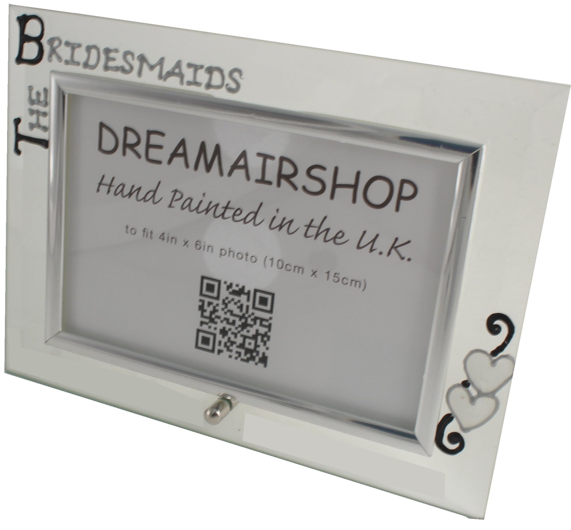 The Bridesmaid Photo Frame Land Blk/Sil