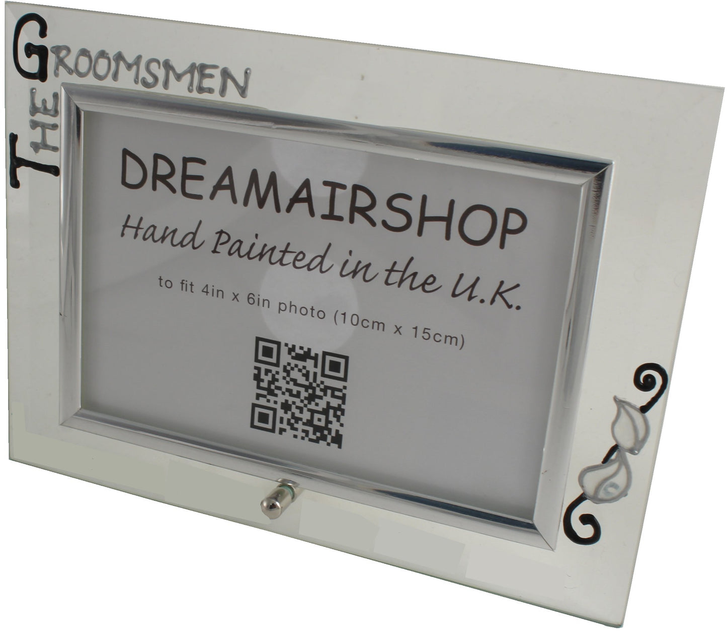 The Groomsman Land Photo Frame Blk/Sil