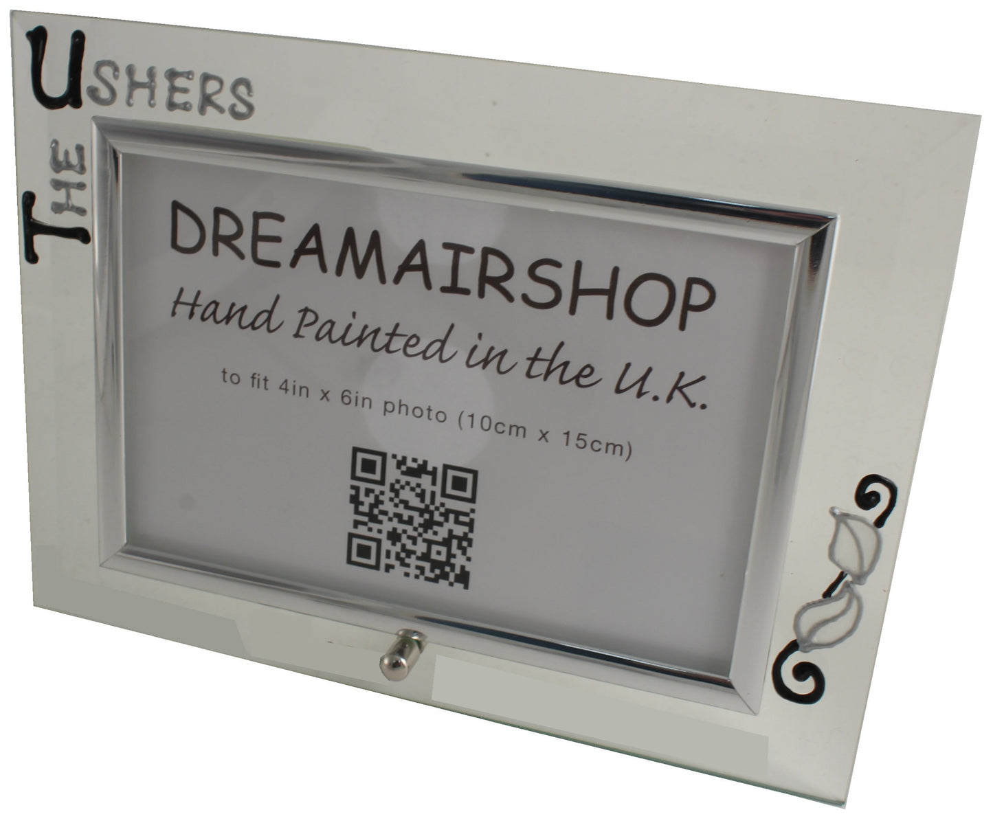 The Ushers Land Photo Frame Blk/Sil