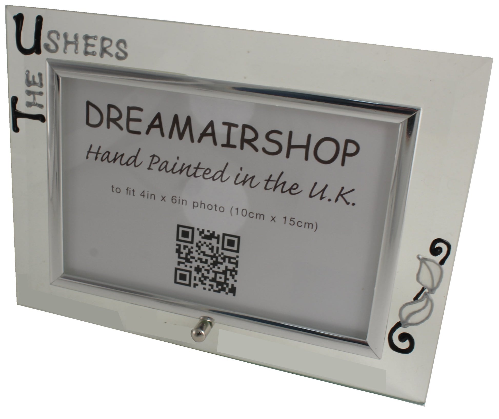 The Ushers Land Photo Frame Blk/Sil