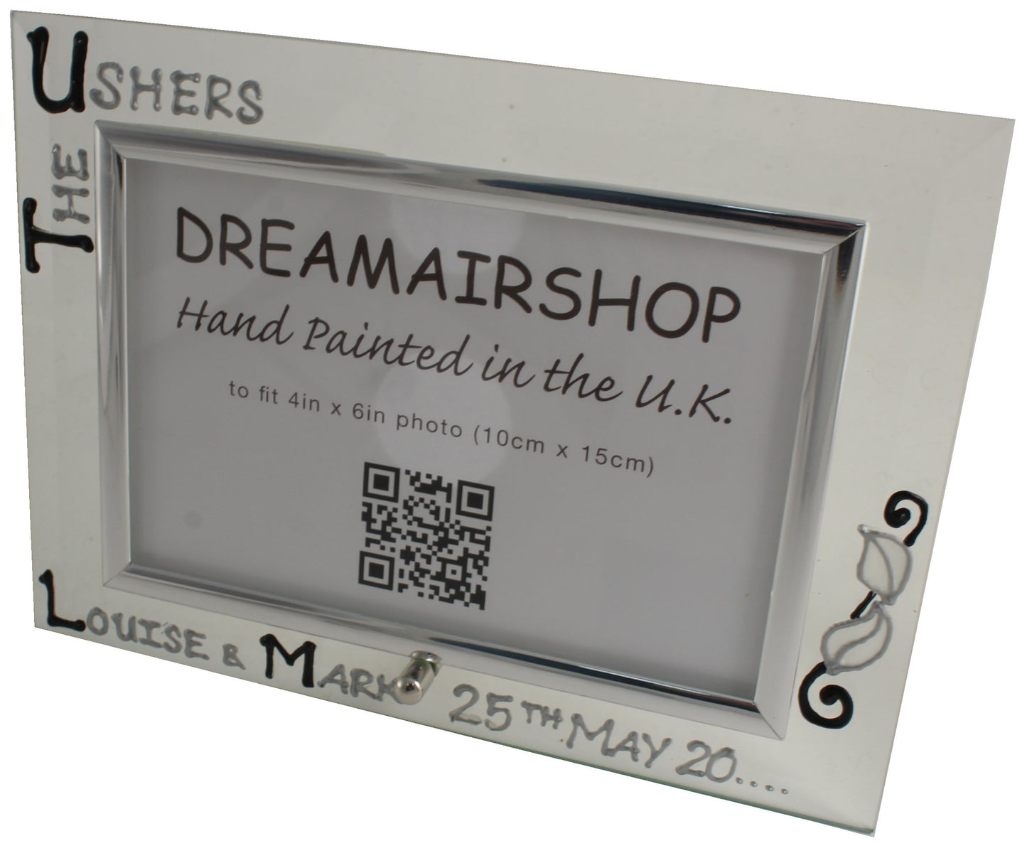 Personalised The Ushers Land Blk/Sil