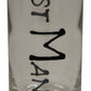 Best Man Shot Glass (Blk/Sil)