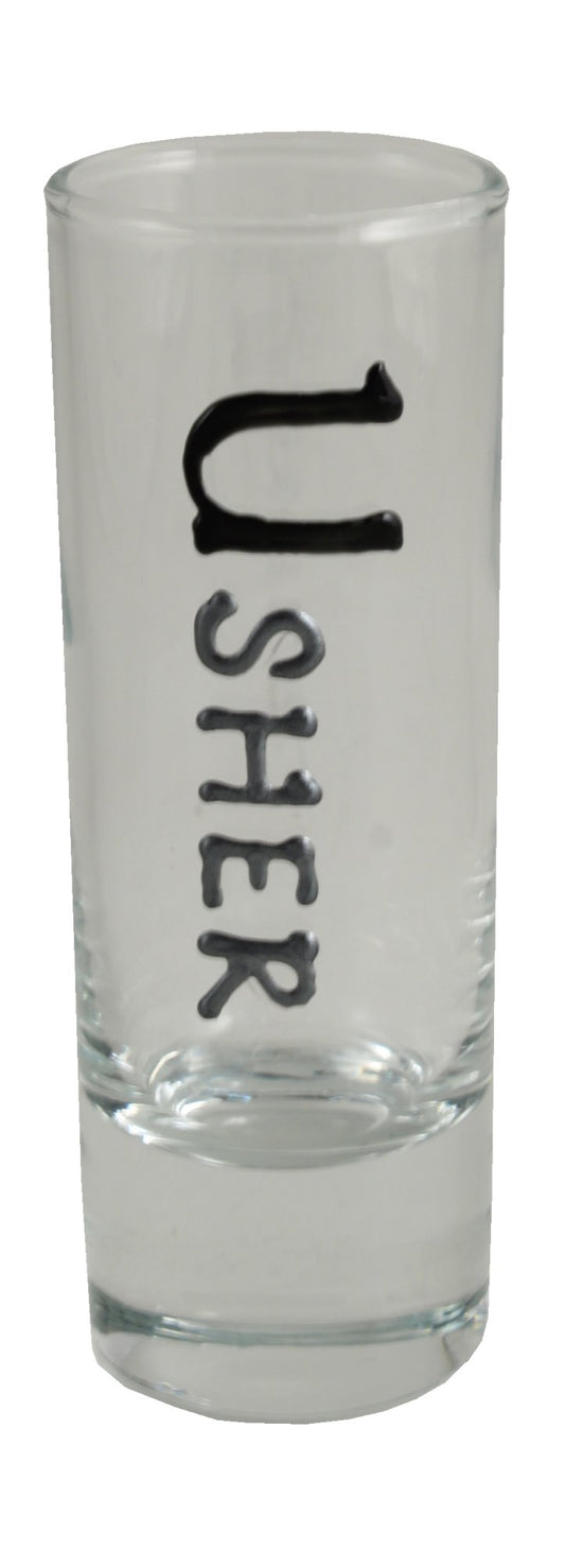 Usher Shot Glass (Blk/Sil)