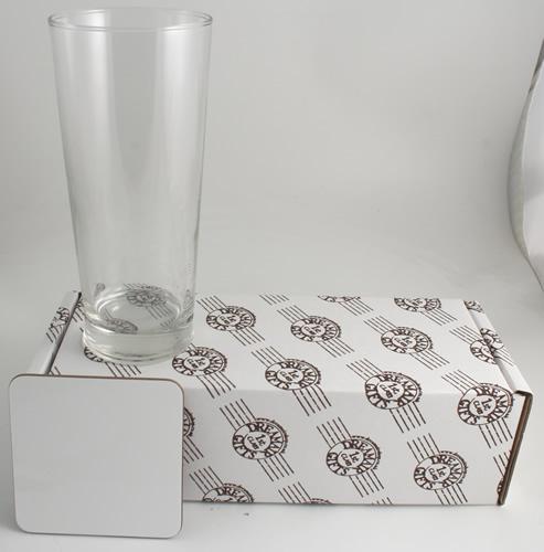 30th Birthday Pint Glass/Coaster Set: (Brights)