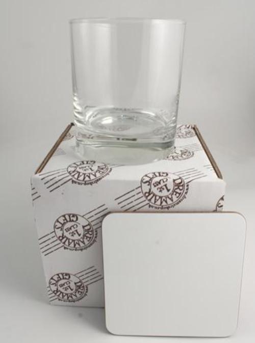 Godfather Whisky Glass/Coaster Gift Set: (Feet)