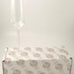 Personalised Maid of Honour Glass: Fluted Titanium Crystal Champagne/Flute Glass Pearl with crystals