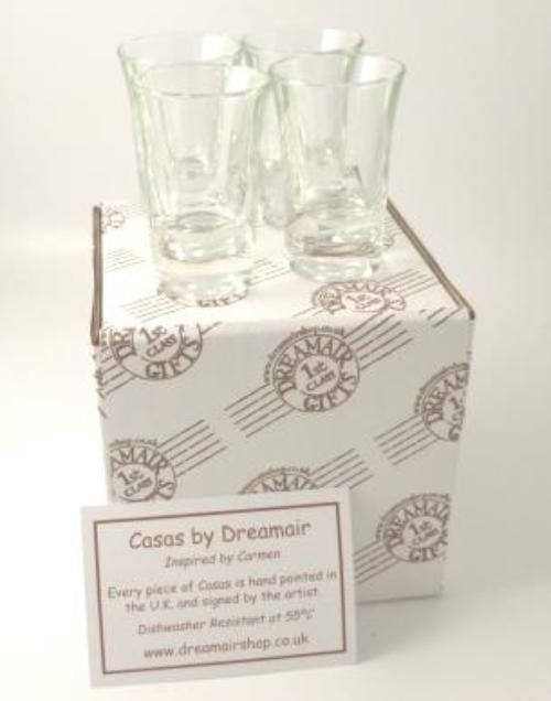 18th Birthday Gift Shot Glasses: (Set 4)