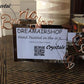 Bridal Shower Gift Photo Frame Land: Copper with crystals