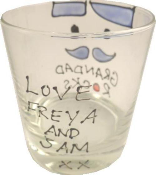 Personalised Grandad Rocks Whisky Glass