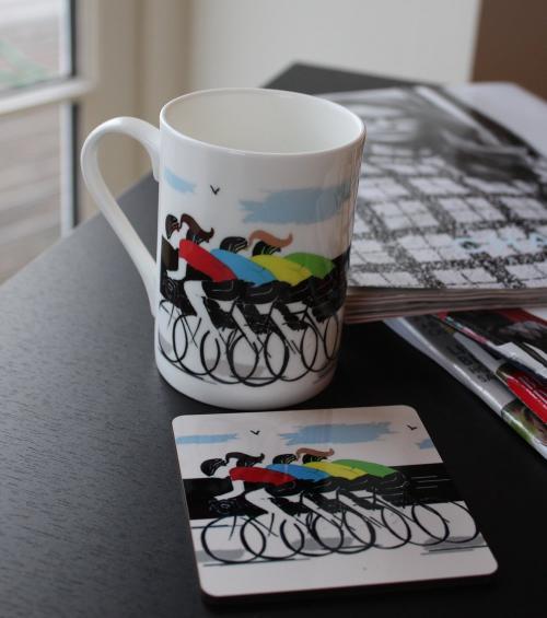 Cycling China Printed Mug & Coaster Lifestyle