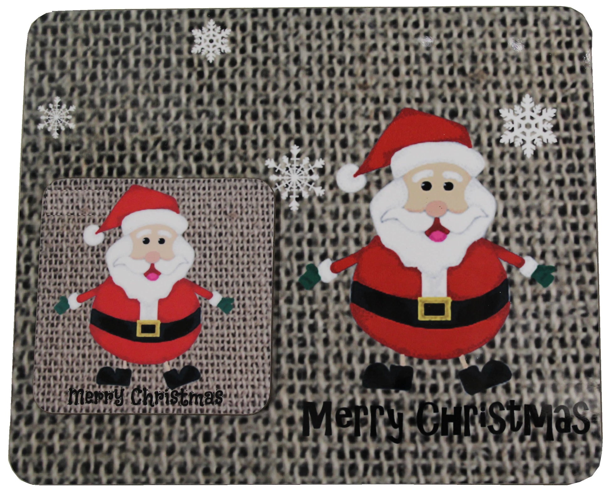 Christmas Coaster & Place Mat Santa
