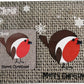 Personalised Christmas Coaster & Place Mat Robin