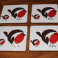Robin Set of 4 Coasters