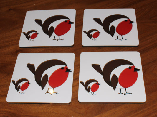 Robin Set of 4 Coasters
