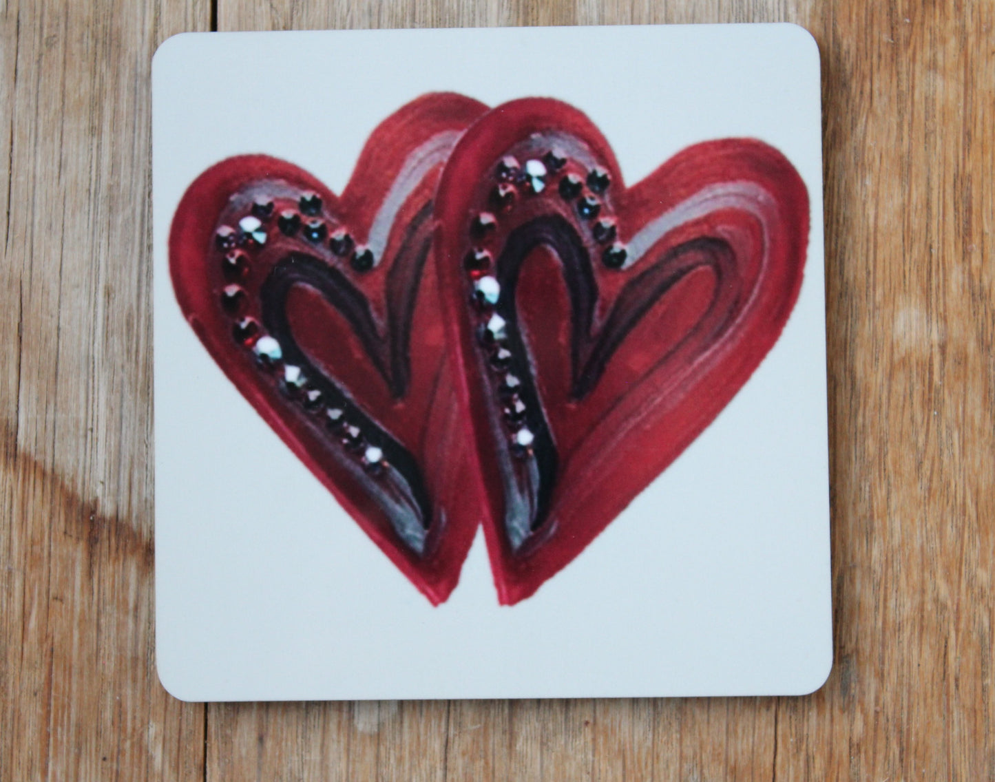 Swarovski Heart Coasters Lifestyle Photo