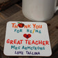 Personalised Teacher Gift Coaster