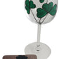 Shamrock Wine Glass and Coaster Gift Set