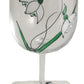 Snowdrop Wine Glass & Coaster Set