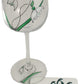 Snowdrop Wine Glass & Coaster Set