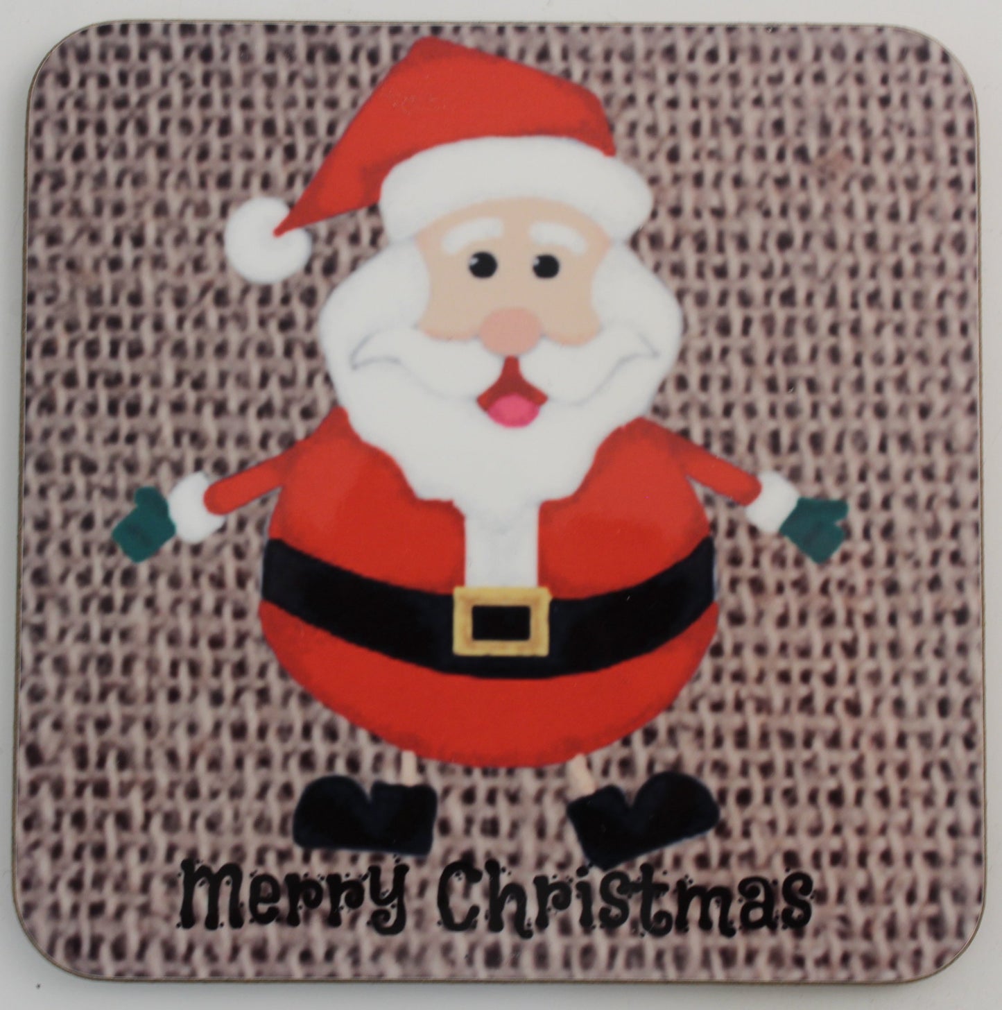 Christmas Gift Coaster Santa 