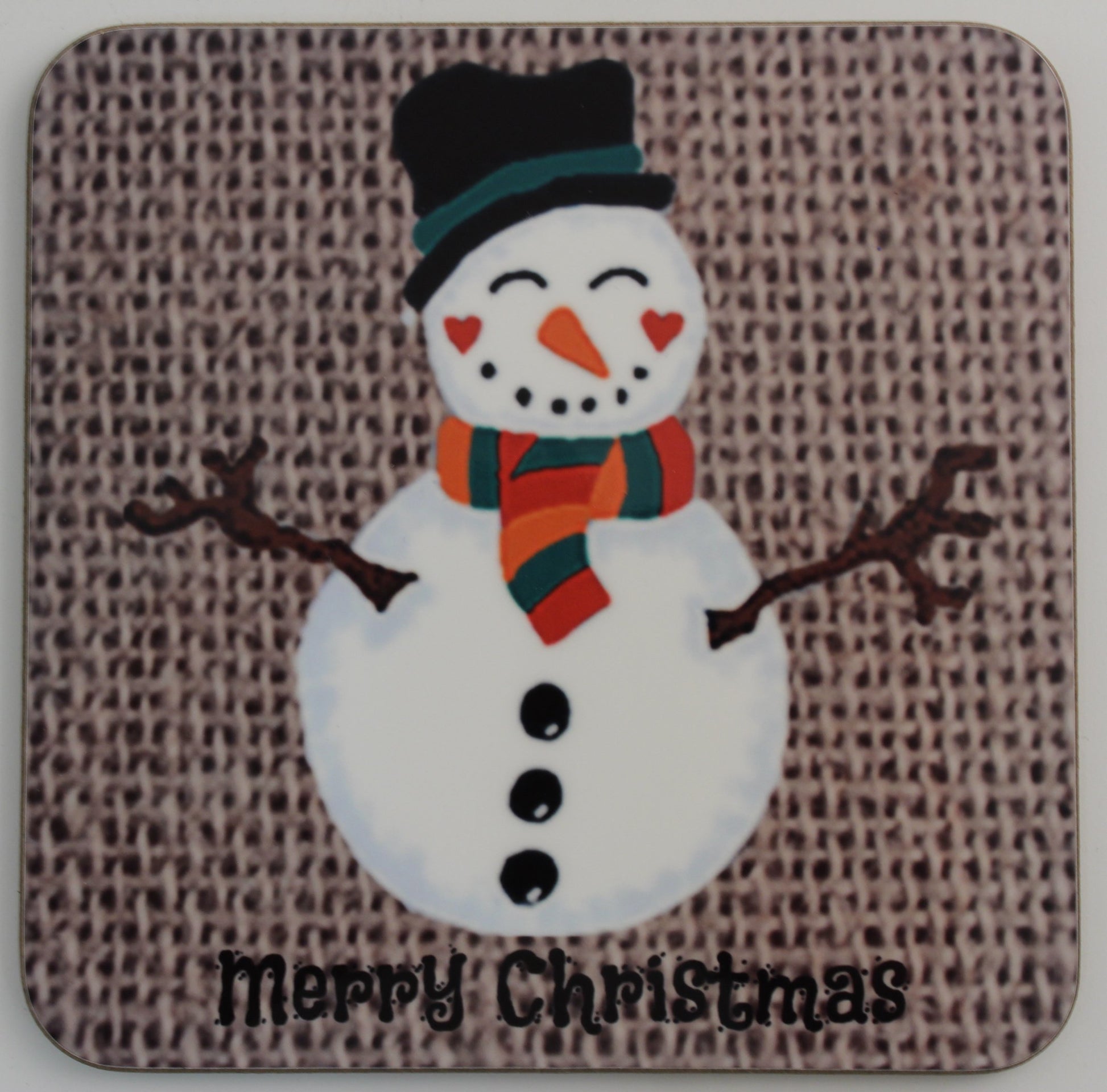 Christmas Gift Coaster Snowman
