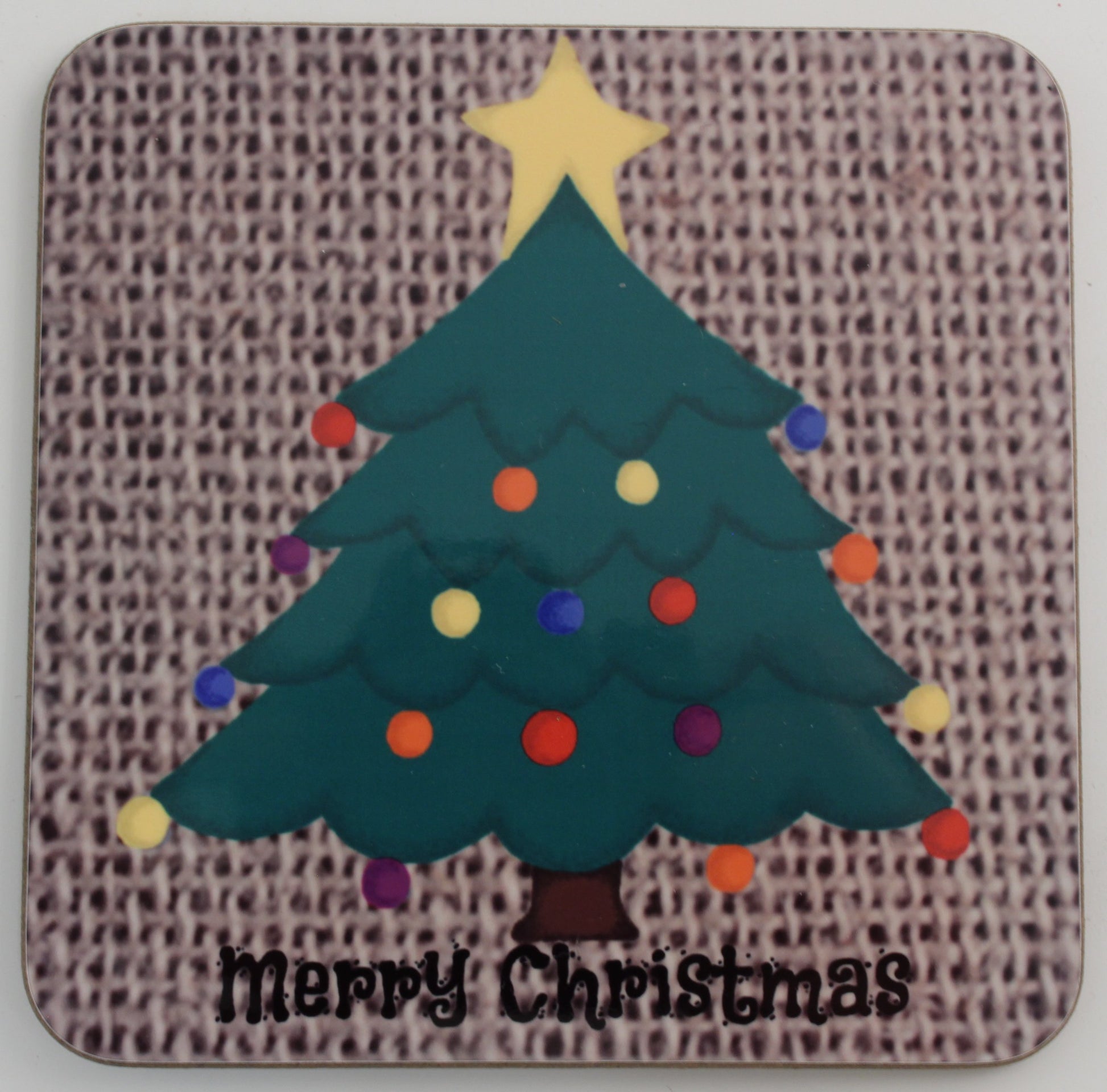 Christmas Gift Coaster Xmas Tree