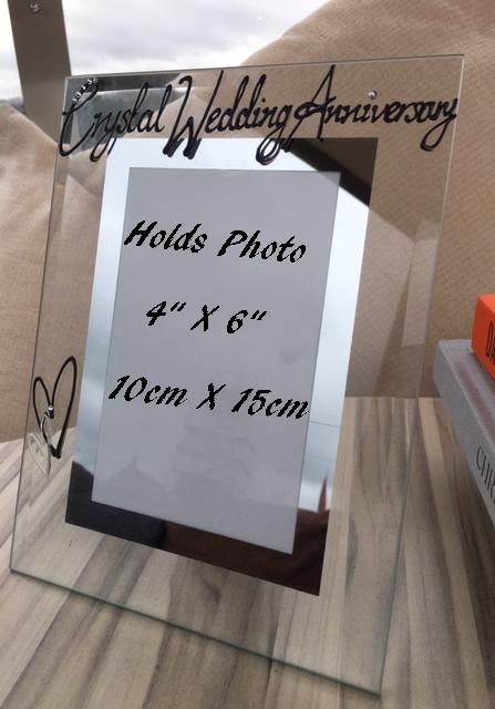 Crystal (15th) Wedding Anniversary Gift : Photo Frame Port (Milestone)