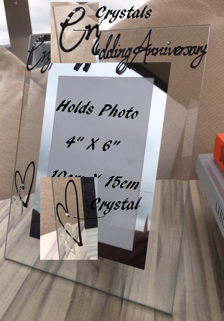 Crystal (15th) Wedding Anniversary Gift : Photo Frame Port (Milestone)