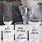 Stemless Red Wine Glass/Tumbler: Titanium Crystal Luxury with Crystals