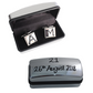 Personalised Gift Square Chrome Cufflinks: