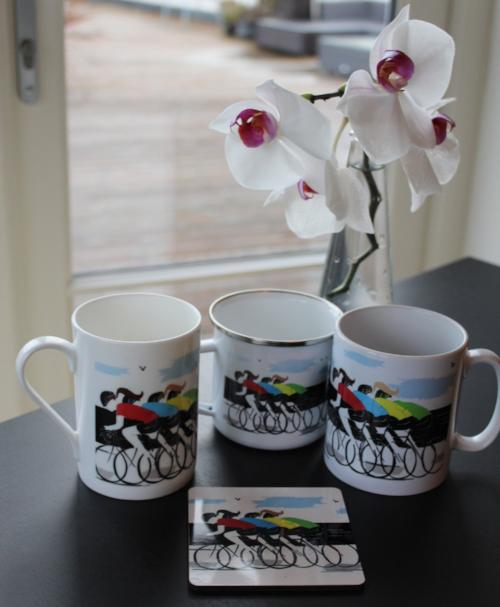 Cycling China Printed Mug: