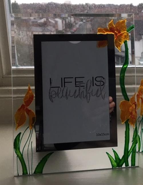 Daffodil Gift Photo /Picture Frame 