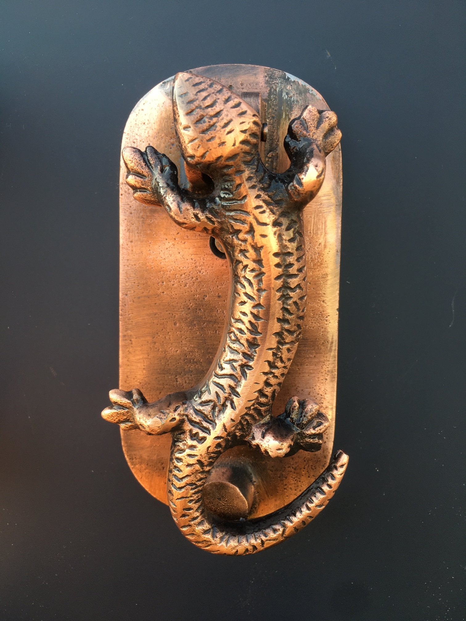 Gecko Door Knocker (Copper)