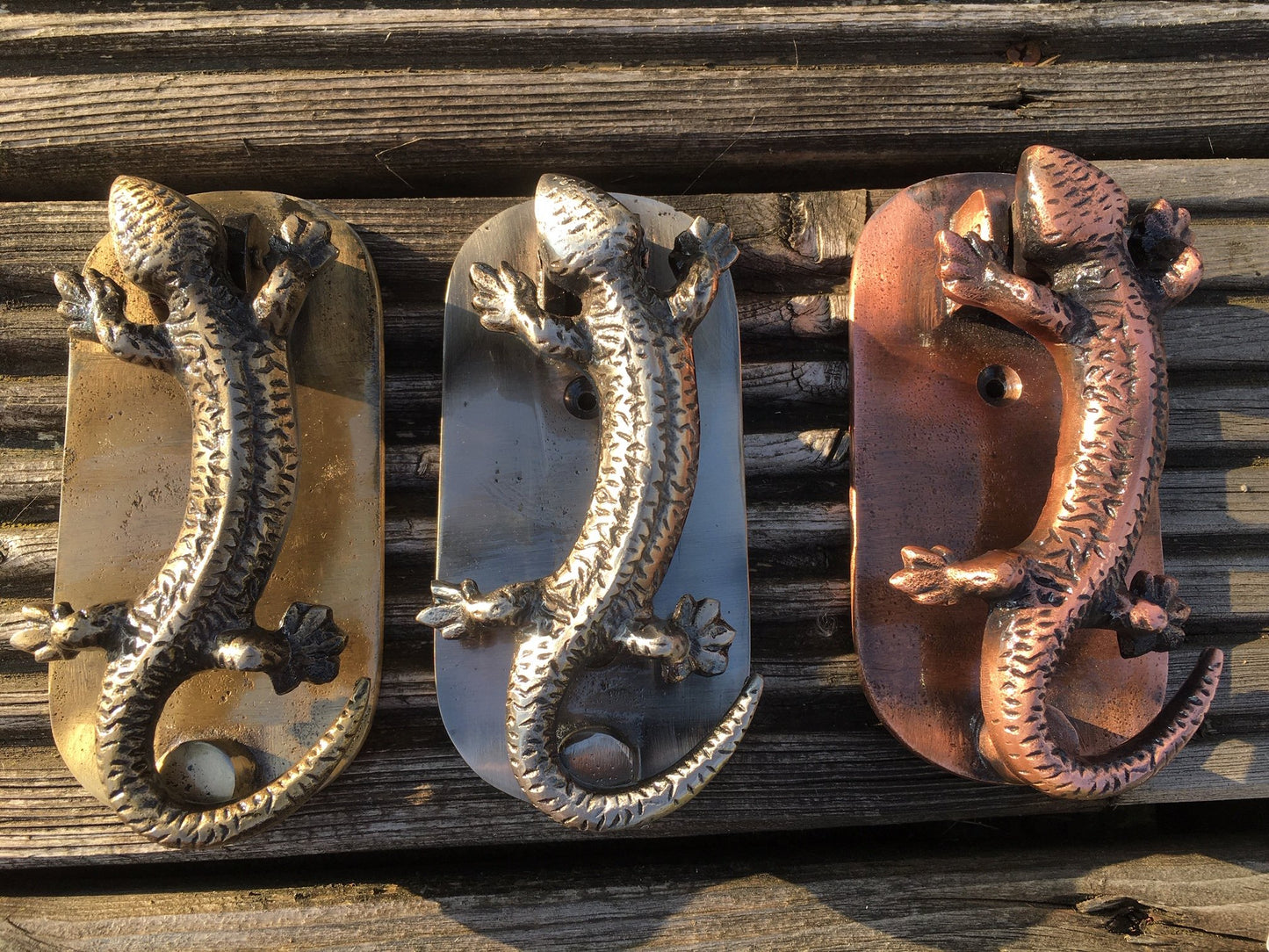 Gecko Door Knocker Group