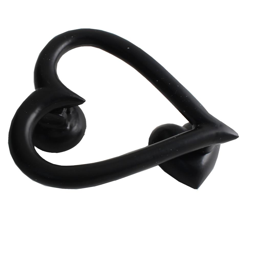 Heart Door Knocker Gift Black: