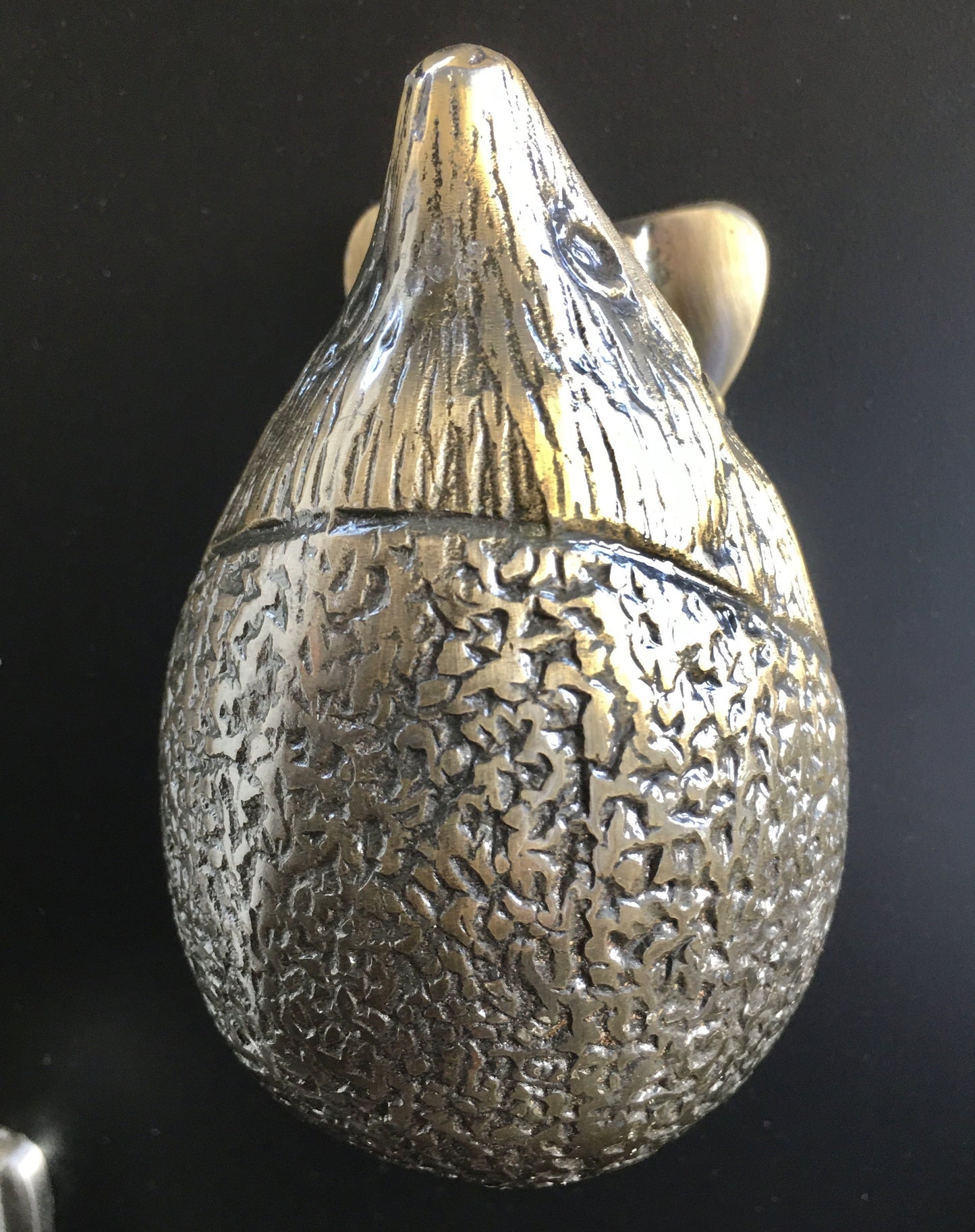 Hedgehog Door Knocker Antique Brass