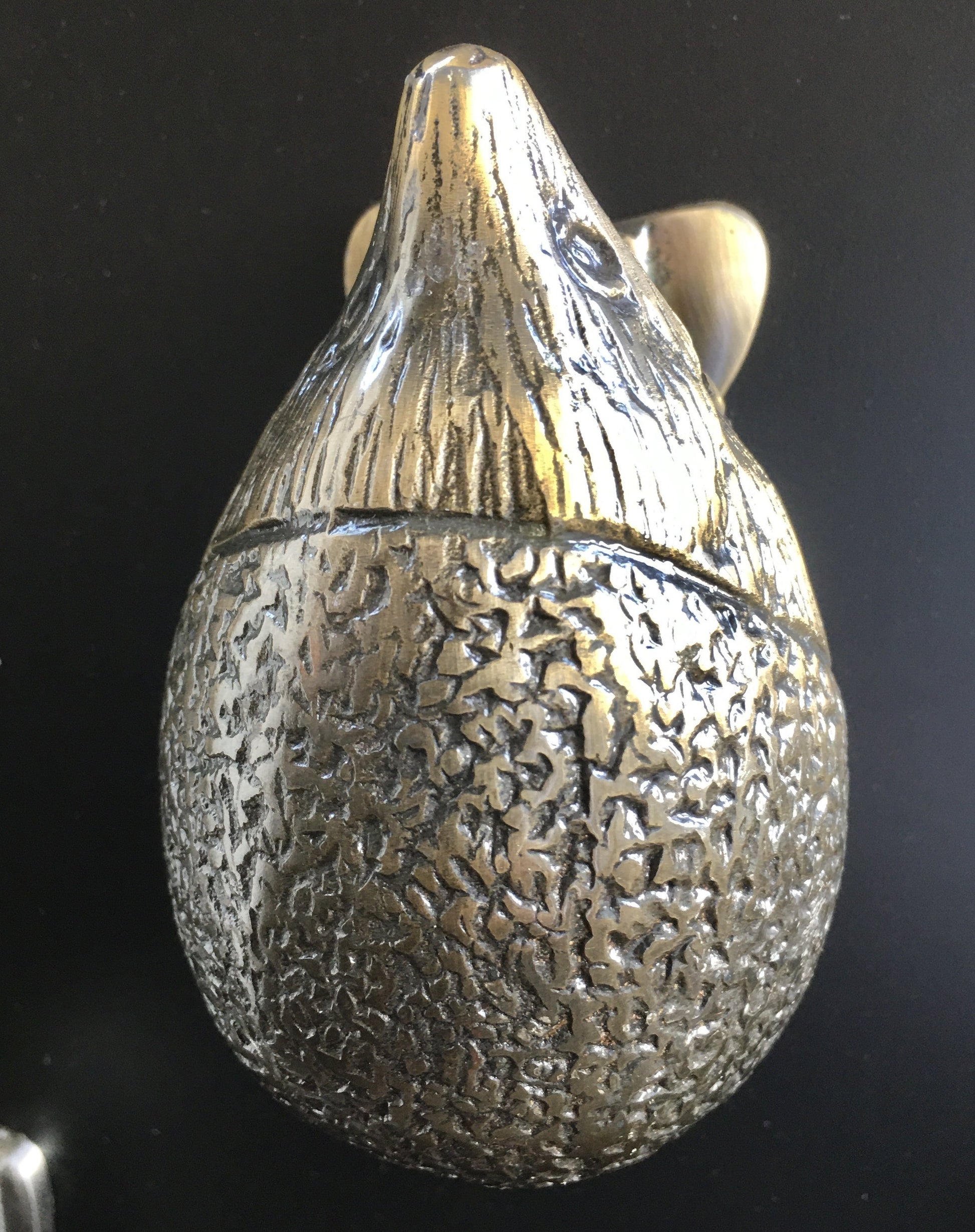 Hedgehog Door Knocker Antique Brass