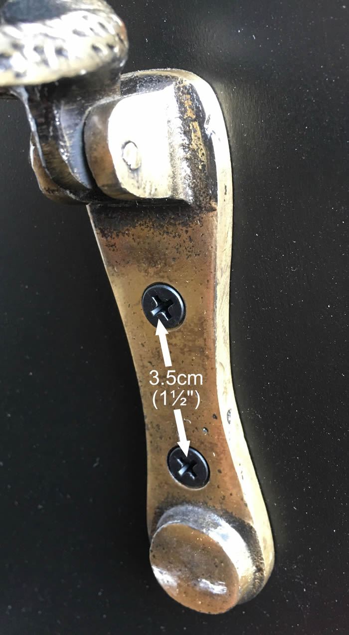 Running Fox Door Knocker Sizes