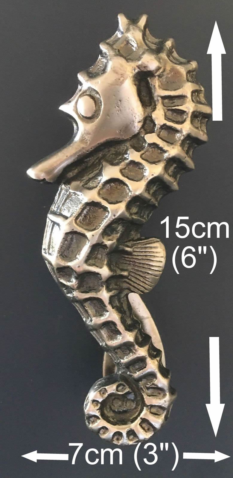Seahorse Door Knocker Sizes