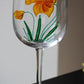Daffodil Design Gift Wine Glass: