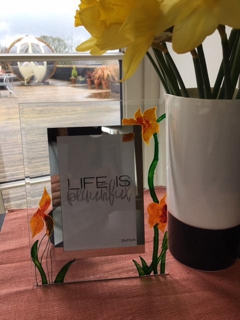 Daffodil Gift Photo /Picture Frame 