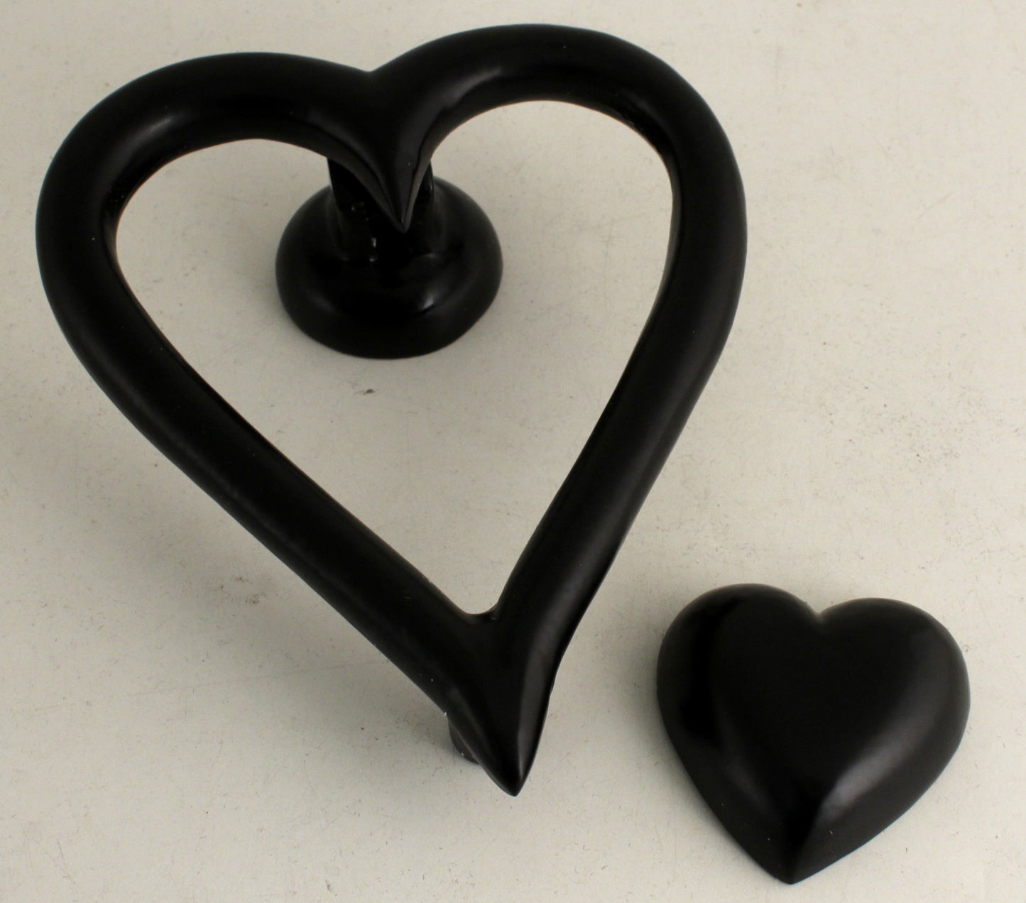 Heart Door Knocker Black (Second)