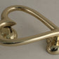 Heart Door Knocker Brass SECONDS
