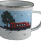 Bateau í©troit tasse d'í©mail - :Narrow Boat Enamel Mug
