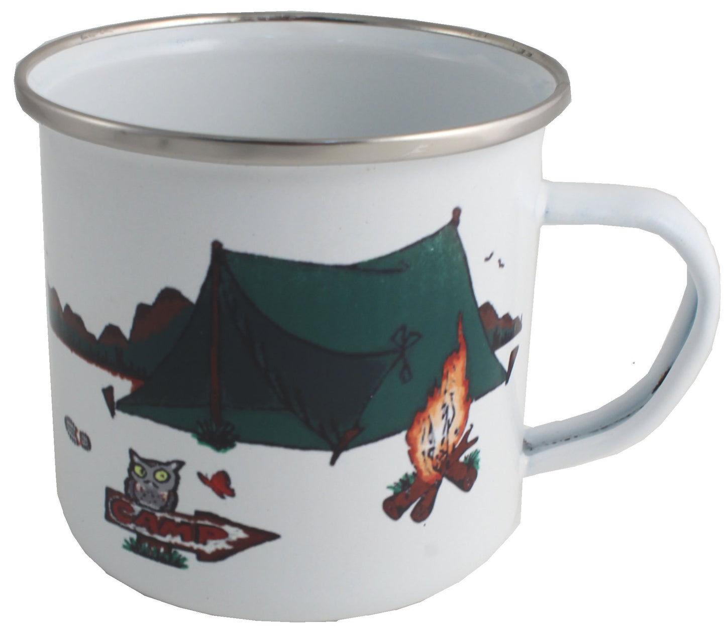 Zelten Emaille Becher - :Camping Enamel Mug