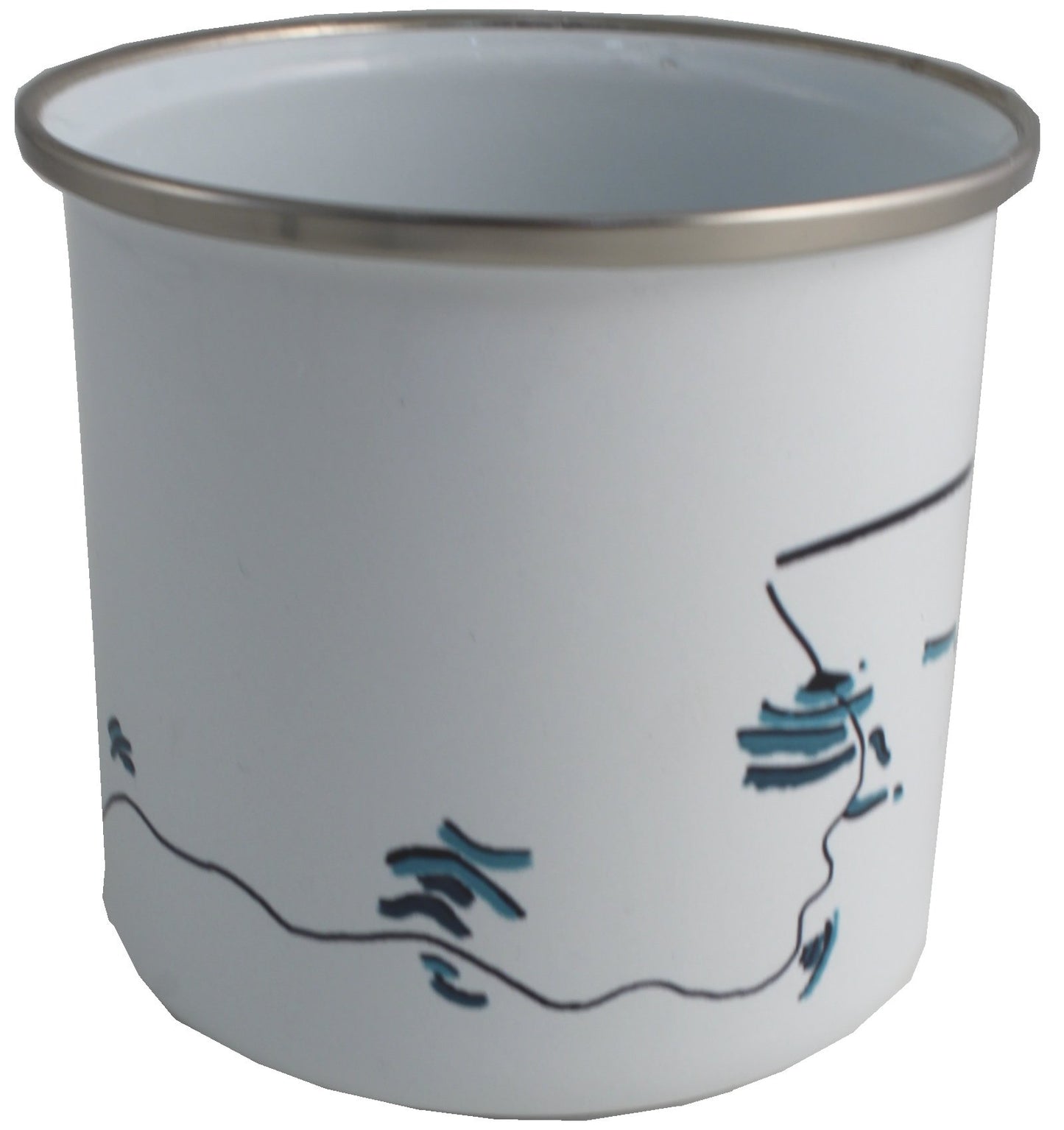 Angeln Emaille Becher - :Fishing Enamel Mug